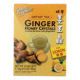 Prince of Peace Tea - Instant - Ginger Honey Crystals - with Lemon - 10 Sachets