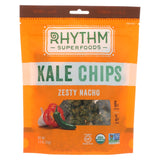 Rhythm Superfoods Kale Chips - Zesty Nacho - Case of 12 - 2 oz.