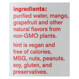 Hint Grapefruit Water - Mango Grapefruit - Case Of 12 - 16 Fl Oz.