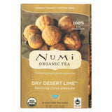 Numi Tea Dry Desert Lime - Lime Herbal Teasan - Case Of 6 - 18 Bag
