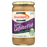 Manischewitz - Gefilte Fish In Jelled Broth - Sweet - Case Of 12 - 24 Oz.