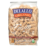 Delallo - Organic Whole Wheat Fusilli Pasta - Case Of 16 - 1 Lb.
