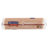 Delallo - Organic Whole Wheat Linguine Pasta - Case Of 16 - 1 Lb.