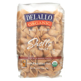 Delallo - Organic Whole Wheat Pasta Shells - Case Of 16 - 1 Lb.