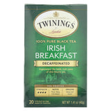 Twining's Tea Breakfast Tea - Irish, Decaf - Case Of 6 - 20 Bags