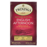 Twining's Tea Black Tea - English Afternoon - Case Of 6 - 20 Bags