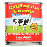California Farms Sweetened Condensed Milk - Case Of 24 - 14 Fl Oz.