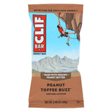Clif Bar - Organic Peanut Toffee Buzz - Case Of 12 - 2.4 Oz