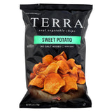 Terra Chips Sweet Potato Chips - Sweet Potato No Salt Added - Case Of 12 - 6 Oz.