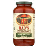 Rao's Specialty Food Homemade Sauce - Tomato Basil - Case Of 12 - 24 Oz.