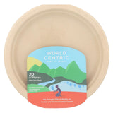 World Centric Fiber Plate - Case Of 12 - 20 Count