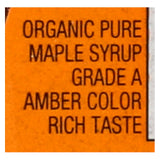 Spring Tree Maple Syrup - Organic - Grade A - Glass Bottle - 8.5 Oz - Case Of 12