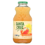Santa Cruz Organic Lemonade Juice - Peach - Case Of 12 - 32 Fl Oz.