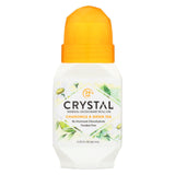 Crystal Essence Mineral Deodorant Roll-on Chamomile And Green Tea - 2.25 Fl Oz