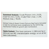Wellness Pet Products Dog Food - Turkey And Sweet Potato Recipe - Case Of 12 - 12.5 Oz.