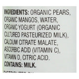 Earth's Best Organic Fruit Yogurt Smoothie - Pear Mango - Case Of 12 - 4.2 Oz.