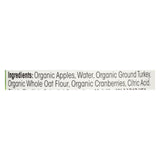 Earth's Best Organic Apple Turkey Cranberry Baby Food - Stage 2 - Case Of 12 - 4 Oz.