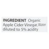 Eden Foods 100% Organic Unfiltered Apple Cider Vinegar - Case Of 12 - 16 Fl Oz
