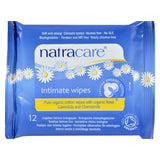 Natracare Organic Cotton Intimate Wipes - 12 Wipes - Case Of 12