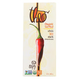 Theo Chocolate Organic Chocolate Bar - Classic - Dark Chocolate - 70 Percent Cacao - Chili - 3 Oz Bars - Case Of 12