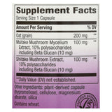 Nature's Way - Shiitake And Maitake Standardized - 60 Capsules