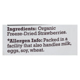 Natierra Organic Raw Freeze Dried - Strawberries - Case Of 12 - 1.2 Oz.