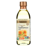 Spectrum Naturals High Heat Refined Organic Safflower Oil - Case Of 12 - 16 Fl Oz.