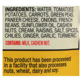 Tasty Bite Entrees - Indian Cuisine - Jaipur Vegetables - 10 Oz - Case Of 6