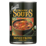 Amy's - Organic Low Fat Minestrone Soup - Case Of 12 - 14.1 Oz