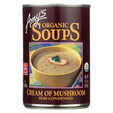 Amy's - Organic Cream Of Mushroom Soup - Case Of 12 - 14.1 Oz
