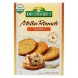 Devonsheer - Organic Sesame Melba Rounds - Case Of 12 - 5.25 Oz.