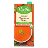 Pacific Natural Foods Creamy Tomato Soup - Light In Sodium - Case Of 12 - 32 Fl Oz.