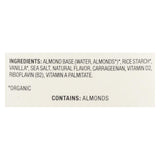 Pacific Natural Foods Almond Vanilla - Unsweetened - Case Of 12 - 32 Fl Oz.