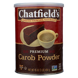 Chatfield's Carob Powder - No Chocolate - Cocoa Or Caffeine - Case Of 12 - 16 Oz