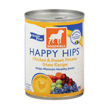 Dogs Well Happy Hips Chicken And Sweet Potato Stew Dog Food - Case Of 12 - 13 Oz.