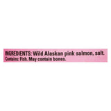 Natural Sea Wild Pink Salmon - Salted - Skinless & Boneless - Case Of 12 - 6 Oz.