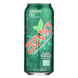 Zevia Soda - Zero Calorie - Ginger Ale - Tall Girls Can - 16 Oz - Case Of 12