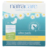 Natracare Natural Ultra Pads W-wings Regular W-organic Cotton Cover -  14 Pack