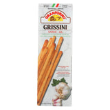 Granforno Grissini Breadsticks - Garlic - Case Of 12 - 4.4 Oz.