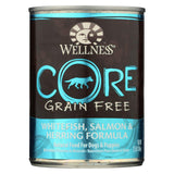 Wellness Pet Products Dog Food - Whitefish - Salmon And Herring - Case Of 12 - 12.5 Oz.