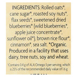 Nature's Path Organic Optimum Power Flax Cereal - Blueberry Cinnamon - Case Of 6 - 11.2 Oz.