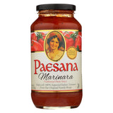 Paesana Traditional Pasta Sauce - Marinara - Case Of 6 - 25 Fl Oz.