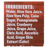 Alo Original Enrich Aloe Vera Juice Drink - Pomegranate And Cranberry - Case Of 12 - 16.9 Fl Oz.