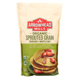 Arrowhead Mills - Organic Sprouted Pancake - Waffle Mix - Case Of 6 - 26 Oz.