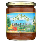 Organicville - Salsa With Agave Nectar - Pineapple - Case Of 6 - 16 Oz.
