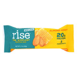 Rise Bar Protein Bar - Almond Honey - Case Of 12 - 2.1 Oz