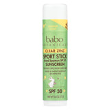 Babo Botanicals - Zinc Sport Stick - Clear Spf 30 - Case Of 12 - .6 Oz