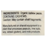 Woodstock Organic Cashews - Pieces - Raw - Case Of 8 - 7 Oz.
