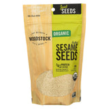 Woodstock Organic Sesame Seeds - Hulled - Case Of 8 - 12 Oz.