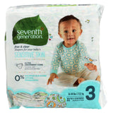 Seventh Generation Free And Clear Baby Diapers - Stage 3 - Case Of 4 - 31 Count